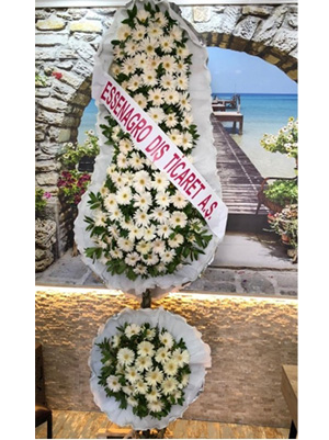 Beyaz Çiftli Gelin Duvağı